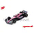 Voiture miniature de collection - SPARK - ALPINE A523 - Échelle 1/18 - Saudi Arabian GP 2023 - Rose/Noir, vitrine incl.