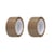 Lot de 2 rubans adhésif - Marron - Havane - Colis - Paquet - 66mx48mm