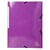 Chemise à élastiques 3 rabats Maxi capacity carte lustrée pelliculée 425gm2 Iderama A4 - Violet - x 25 - Exacompta