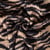 Tissu Bouclette Polyester Zebré sur fond Beige