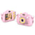 Appareil Photo Numérique Enfant 2.7K 16X Zoom Écran 2.4 Pouces Rose Rose YONIS