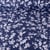 Tissu Coton imprimé Fleur d'amandier sur fond Bleu marine