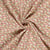 Tissu Double gaze de Coton Petites fleurs Lia sur fond Rose pâle