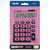 Blister calculatrice de bureau 10 chiffres Duo, rose