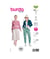 Patron Burda Style 5667 – Robe moulante en jersey | Tailles 36-48 taille n°FR 36-48