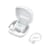 Écouteurs Bluetooth Sans Fil Avec Boîtier De Charge Et Affichage Digital Blanc YONIS