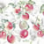 Lot de 4 serviettes en papier découpage collage 33 cm POMME FEUILLAGE