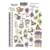 Planche de stickers couleur embelissement Fabrika Decoru LAVENDER PROVENCE 057