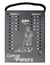 Coffret vide pour palets fonte, coloris gris - Sebo