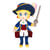 Nintendo Together Plus - Peluche Princess Peach - Peach Swordfighter 26 cm
