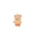 Carte de 3 boutons Ourson blanc 15mm - Union Knopf Orange