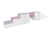 Passerelle 5 blocs blanc gris violet - Velinda