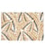 Tissu coton feuilles de 160 cm de largeur darwin moutarde vendu par 50 cm