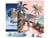 Diamond Painting Broderie Diamant Figured’Art 40x50cm toile tendue sur châssis en bois - diamants carrés - Promenade côtière