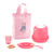 Coffret Repas pour poupon 36 à 42 cm - sac