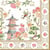 4 serviettes en papier découpage collage 33 cm Easy Life JARDIN D ORIENT