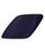 Carte de 2 boutons fantaisies rectangulaire Bleu marine 34mm - Union Knopf Bleu