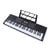 LALAHO - Clavier électronique - Piano 61 touches noir écran LCD rétroéclairé
