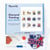 Figured’Art Mini Série Diamond Painting - Coffret Premium 12 toiles de 15x18cm Football - Broderie Diamant avec Strass Carrés - Kit Complet