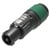 Neutrik Connecteur à 4 pôles pour Câble de 10 à 16mm speakON avec Borne à Vis Noir / Vert