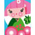 LUC - Kit canevas enfant Kokeshi 20x25cm