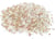 1000 PERLES DE ROCAILLE Doré Or Blanc Transparent - Diametre 2 mm 12/0 - creation bijoux
