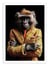 Affiche 30 x 40 cm - Baboon Wild Suits - Philippe Hugonnard