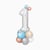 Bouquet de Ballons Argenté   Chiffre 1