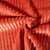 Tissu Doudou côtelé d'ameublement 15 mm uni Terracotta