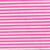 Coupon de tissu en coton Rayures fuchsia 55 cm