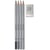 4 crayons graphite + gomme - Beaux-Arts - Winsor et Newton - Studio Collection