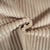 Tissu Doudou côtelé d'ameublement 15 mm uni Beige
