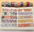 10 Rubans adhésifs washi tape collage décoration assorties 25 mm avec dorure JD174 1