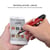 Souris Sans Fil Ergonomique Avec Stylet Pour Ordinateurs Et Tablettes Rouge YONIS