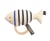 Hochet poisson avec anneau en bois