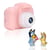 Coffret Mini Appareil Photo et Vidéo Enfant Rose - AGFAPHOTO x Coloriage Bluey - ARA Creative