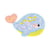 Ecusson thermocollant joli monde de la nature baleine 4x3cm