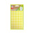 POCH. 168 ETQ JAUNE DIAM 15 100%RECY