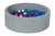 Piscine à balles Aire de jeu + 150 balles blanc, bleu, rose, gris, turquoise - Velinda