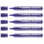 Lot de 5 marqueurs permanents EDDING 2000 C - Pointe ronde 1,5-3 mm - Violet
