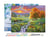 Peinture par Numéro Figured'Art avec Cadre - Prairie ensoleillée - Kit de Loisir Créatif DIY Numéro d'Art Complet - 40x50cm toile tendue sur châssis