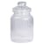 Verre à provision, rainuré, 11cm ø, 18,5cm, avec couvercle, 925ml