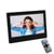 Cadre Photo Numérique 7 Pouces LED Support Vidéo Musique Calendrier Multilingue Noir YONIS