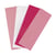 Feuille de cire Tons rosés, 20x6,5cm, 4 couleurs triées,