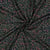 Tissu Viscose imprimé Irina fleurs Bronze et Rose sur fond Vert foncé