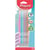 6 crayons graphite - HB - N°2 - Embout gomme - Couleurs pailletées - Maped