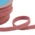 Double cordon fils 10mm vieux rose au mètre