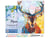 Peinture par Numéro Figured'Art avec Cadre - Renne Moderne - Kit de Loisir Créatif DIY Numéro d'Art Complet - 40x50cm toile tendue sur châssis