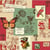 Lot de 4 serviettes en papier découpage collage 33 cm MADEMOISELLE AU JARDIN D 201