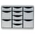 Moule de classement Storebox Multi 11 tiroirs Office - Gris lumière - Exacompta